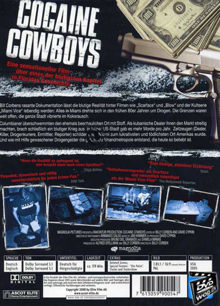 Cocaine Cowboys DVD-R movie collectible [Barcode 629159033938] - Main Image 2