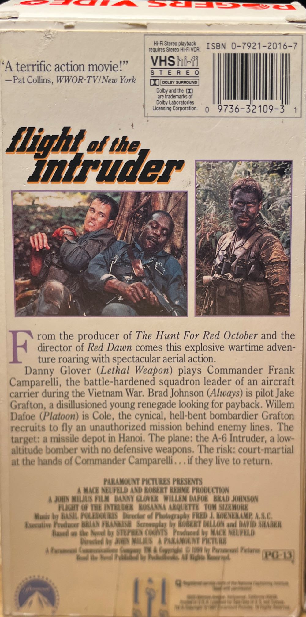 Flight of the Intruder VHS movie collectible [Barcode 097363210931] - Main Image 4