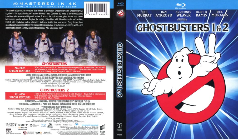 Ghostbusters Collection Blu-ray movie collectible [Barcode 8013123047892] - Main Image 2