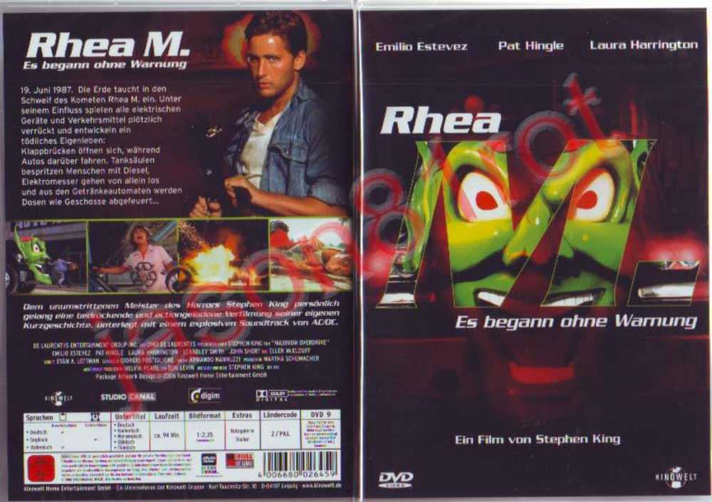 Maximum Overdrive Digital Copy movie collectible [Barcode 5060049140100] - Main Image 3