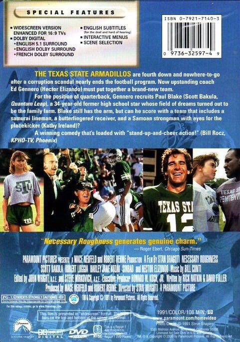 Necessary Roughness - Swan DVD movie collectible [Barcode 097363259725] - Main Image 2