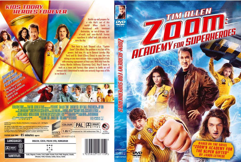 Zoom: Academy for Superheroes DVD movie collectible [Barcode 064170000079] - Main Image 2