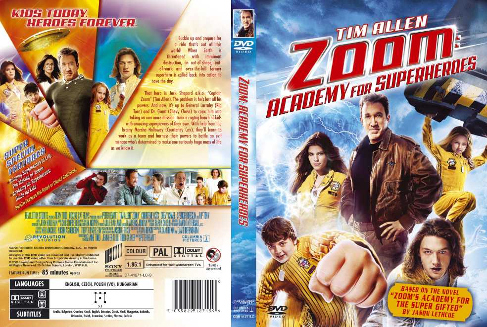 Zoom: Academy for Superheroes DVD movie collectible [Barcode 9317731043482] - Main Image 4