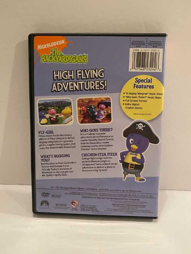 Backyardigans High Flying Adventures DVD movie collectible [Barcode 032429036490] - Main Image 2