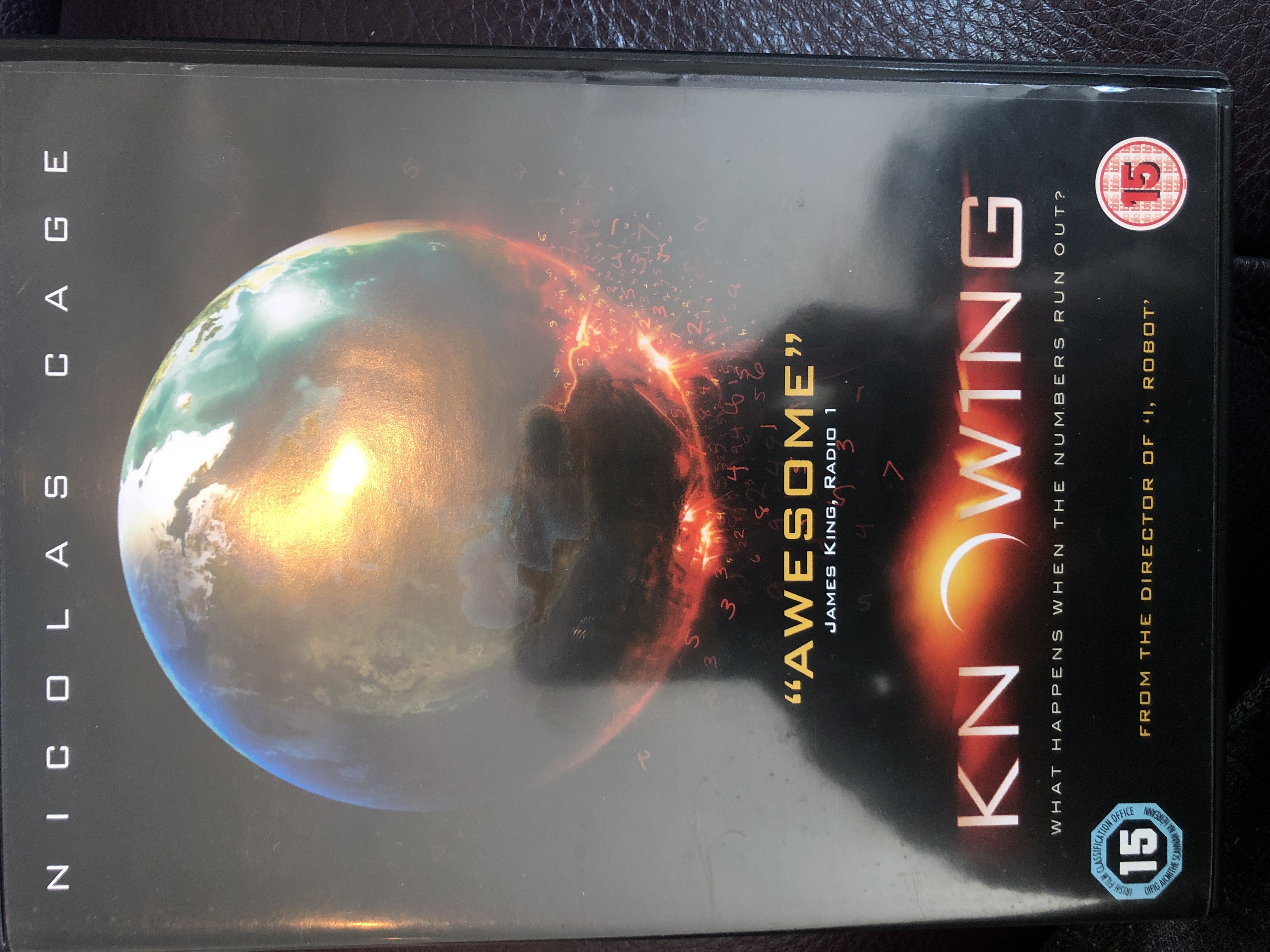 Knowing DVD movie collectible [Barcode 5030305512385] - Main Image 2