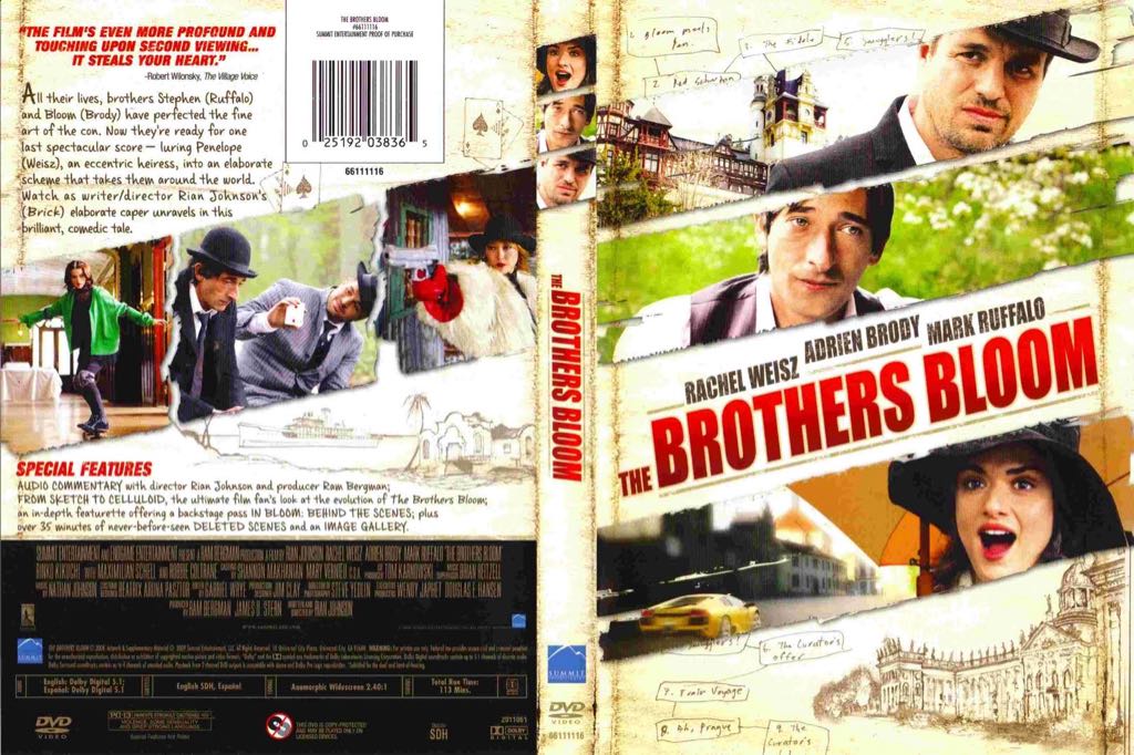 (sleeve) The Brothers Bloom DVD movie collectible [Barcode 124192038365] - Main Image 2