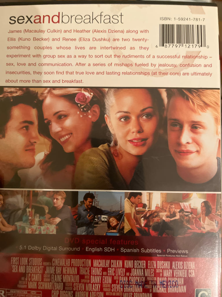 Sex and Breakfast DVD movie collectible [Barcode 687797121790] - Main Image 2