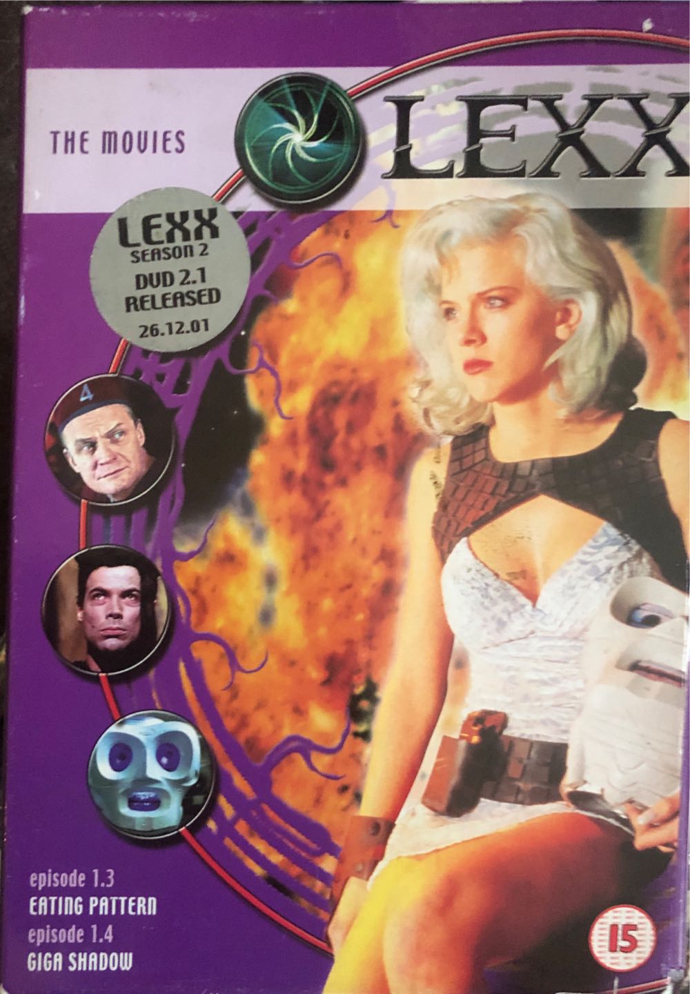 Lexx The Movies Episodes 1.3 / 1.4 DVD movie collectible [Barcode 5030305510022] - Main Image 2