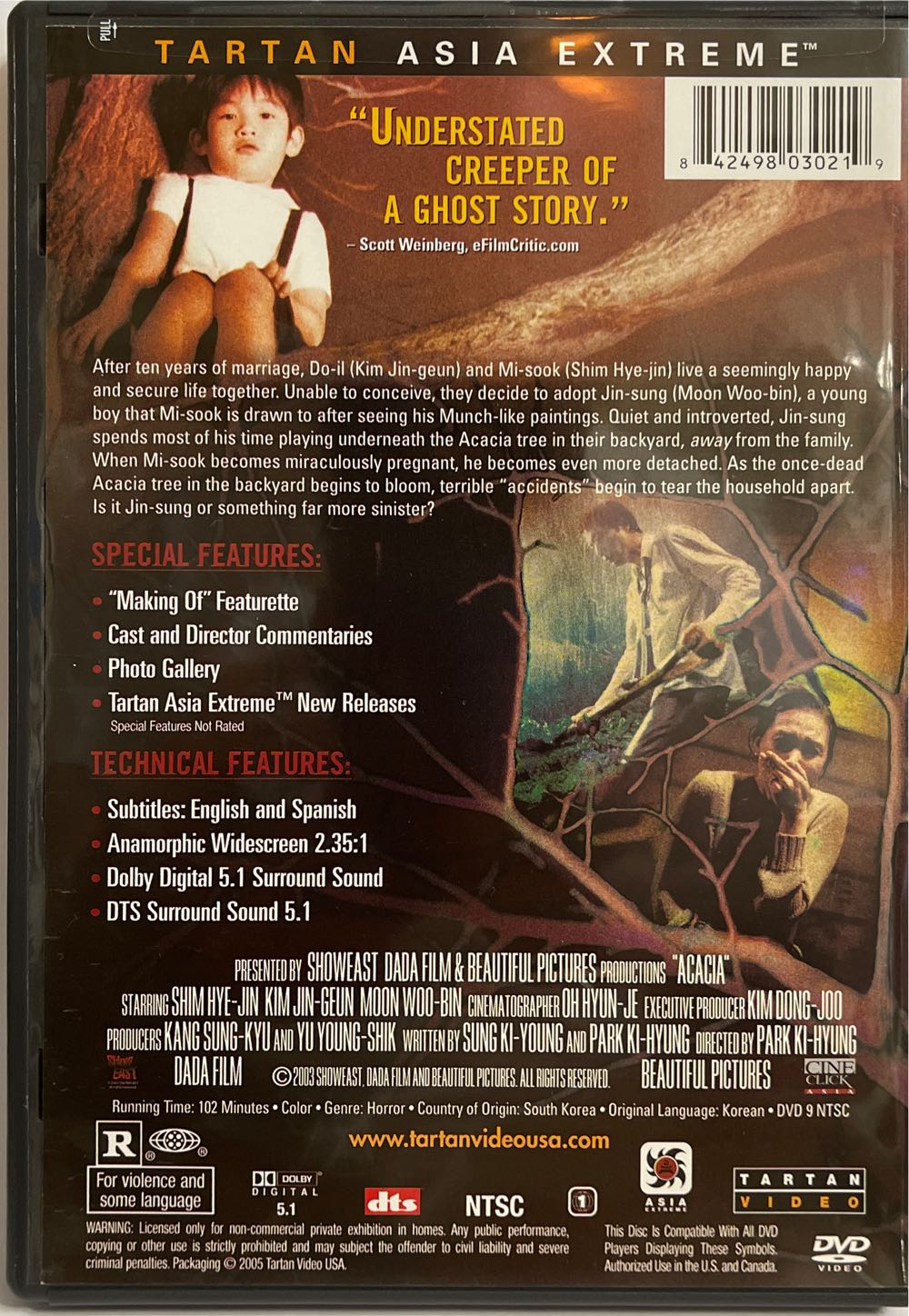 Acacia DVD movie collectible [Barcode 842498030219] - Main Image 2