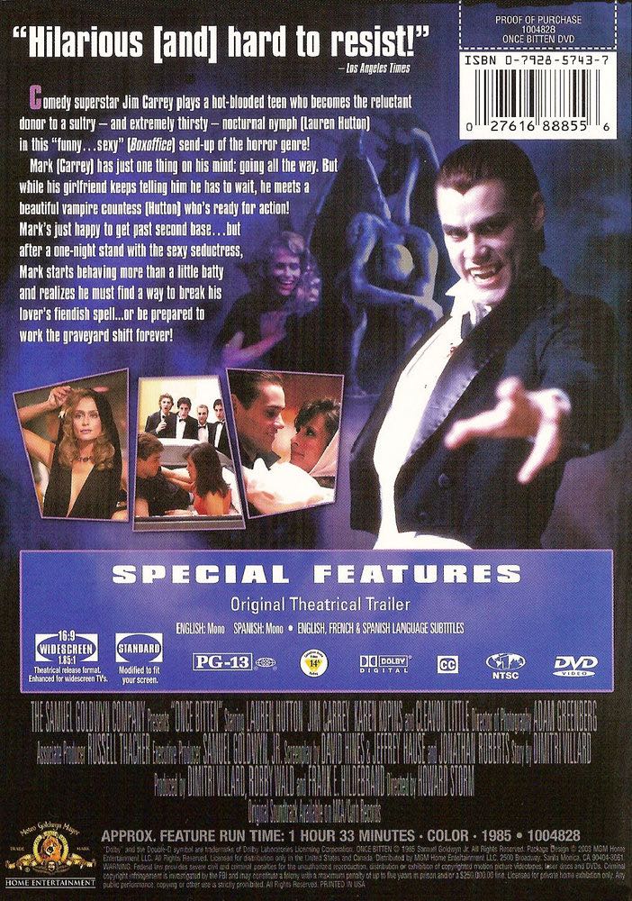 Once Bitten DVD movie collectible [Barcode 5050070028041] - Main Image 2