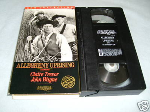 Allegheny Uprising VHS movie collectible [Barcode 053939520828] - Main Image 1