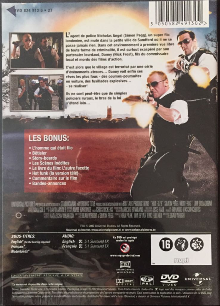 Hot Fuzz DVD movie collectible [Barcode 5050582491302] - Main Image 2