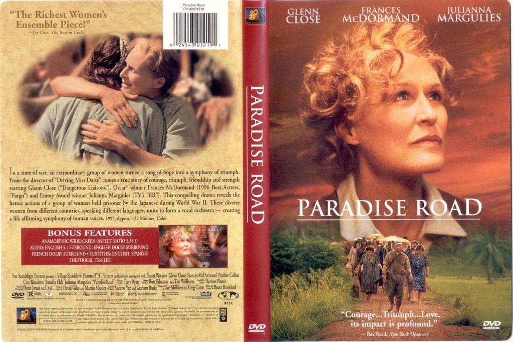 Paradise Road DVD movie collectible [Barcode 024543012191] - Main Image 2