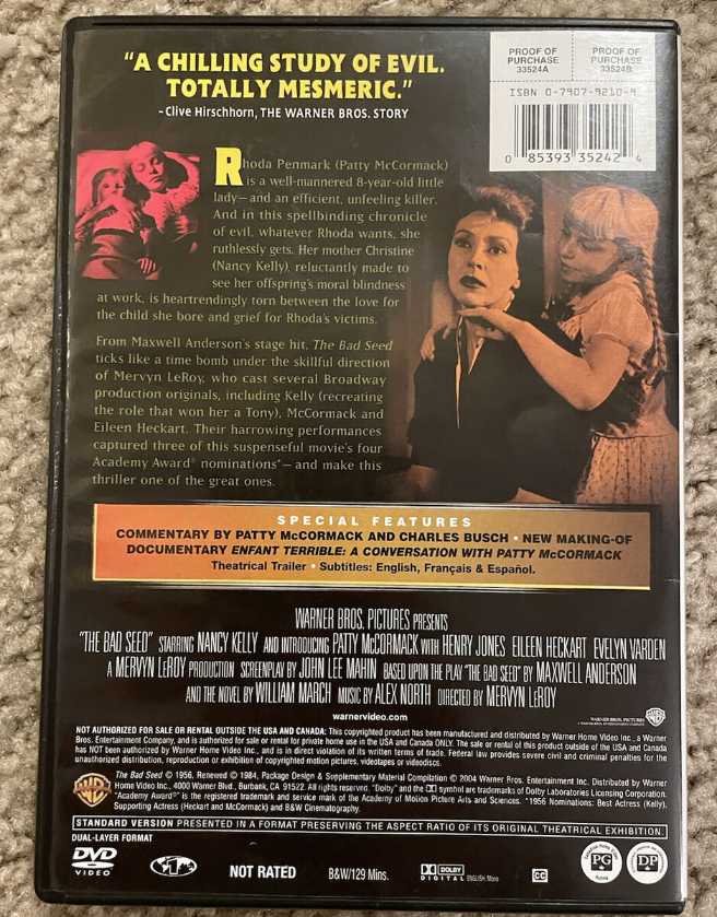 Bad Seed, The Digital Copy movie collectible [Barcode 9787885880477] - Main Image 4