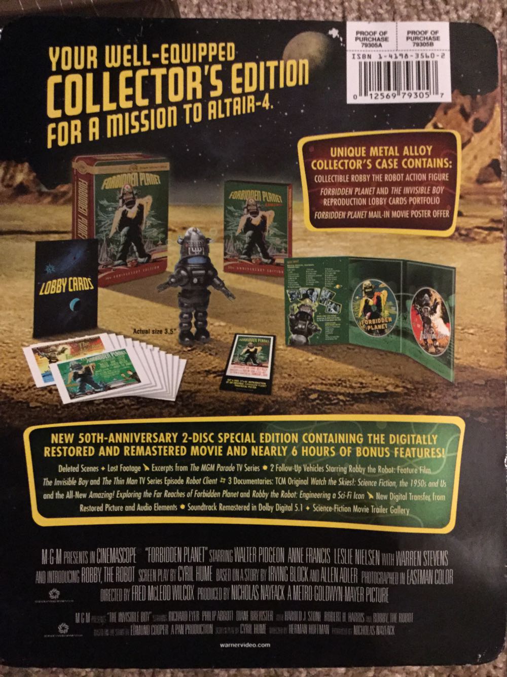 Forbidden Planet ⬛ DVD movie collectible [Barcode 012569793057] - Main Image 3