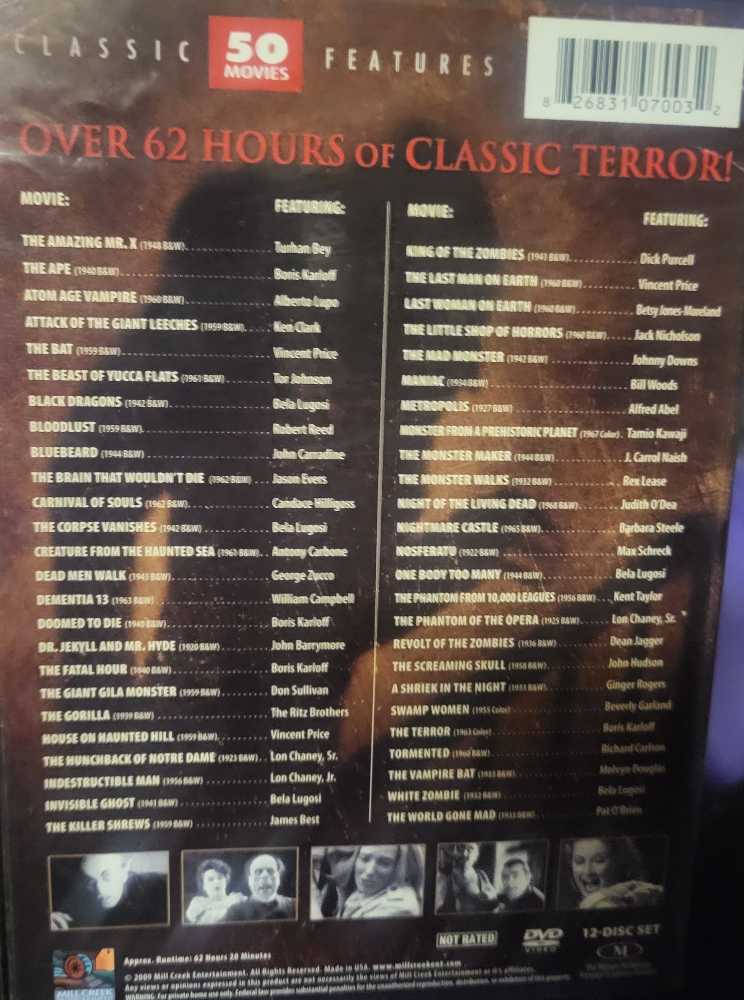 White Zombie DVD movie collectible [Barcode 5050457622992] - Main Image 4