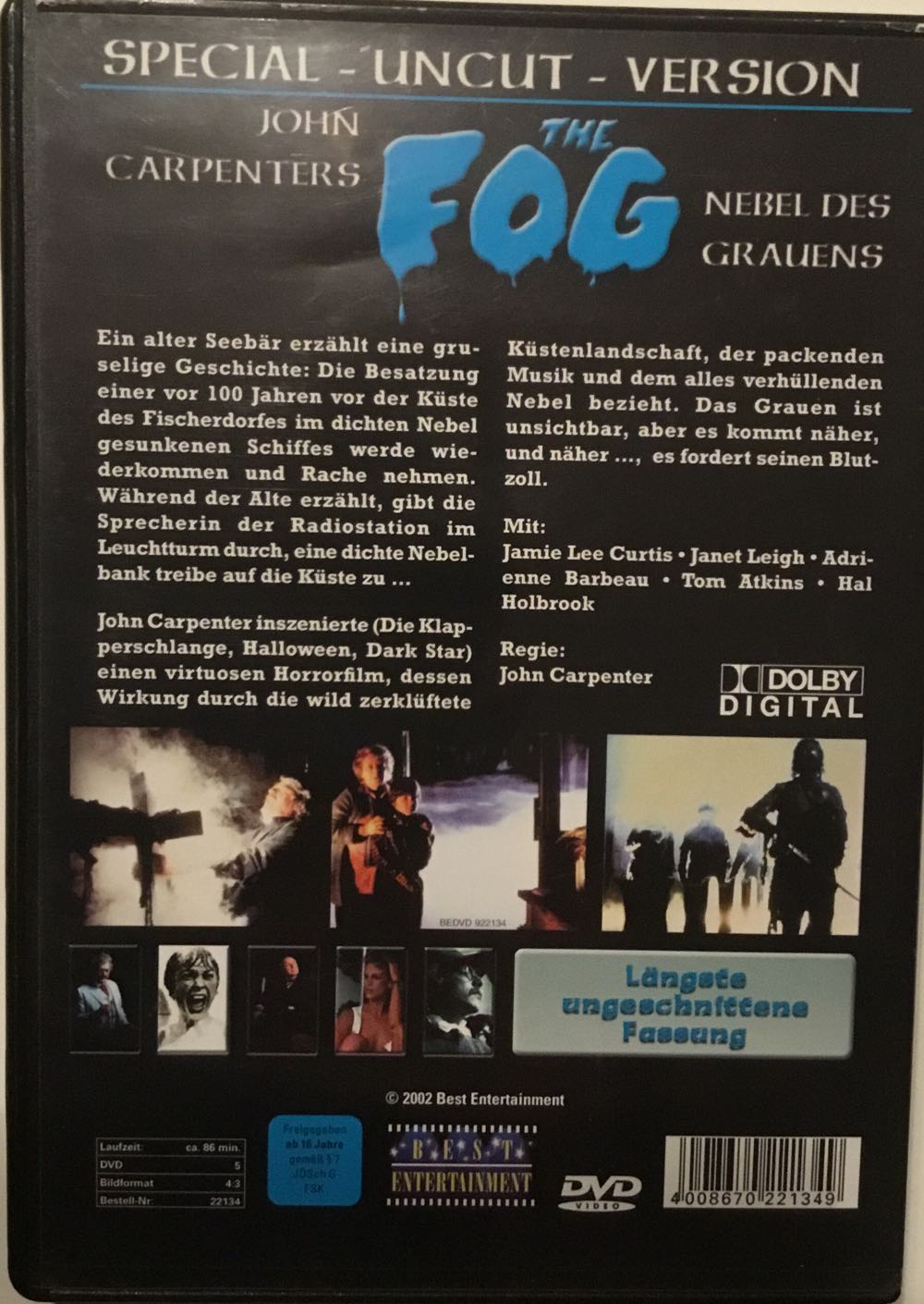 The Fog - Nebel des Grauens Digital Copy movie collectible [Barcode 4008670281275] - Main Image 2