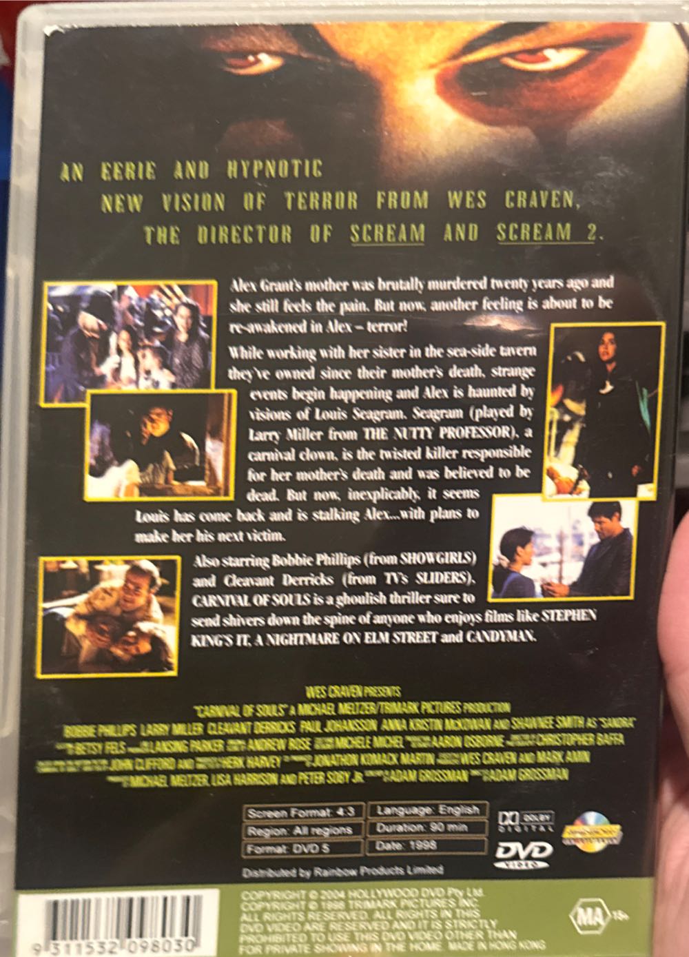 Carnival of Souls DVD movie collectible [Barcode 9311532098030] - Main Image 2