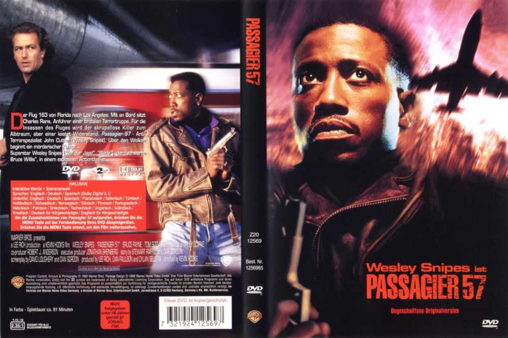 Passagier 57 DVD movie collectible [Barcode 7321924125697] - Main Image 2