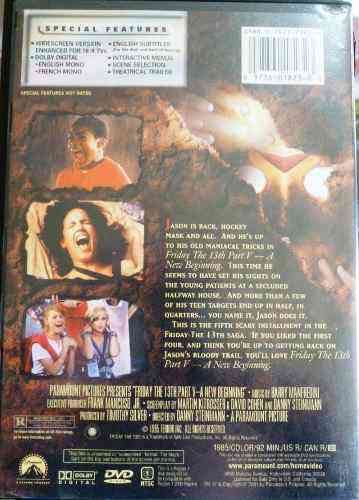 Friday The 13th: Part 5 A New Beginning DVD movie collectible [Barcode 097360182347] - Main Image 2
