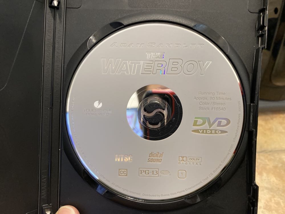 The Waterboy DVD movie collectible [Barcode 717951001665] - Main Image 3