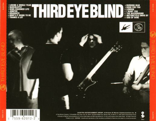 Third Eye Blind - Third Eye Blind (CD - 58) music collectible [Barcode 075596201223] - Main Image 2