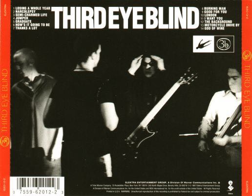 Third Eye Blind - Third Eye Blind (CD - 57) music collectible [Barcode 075596201223] - Main Image 2