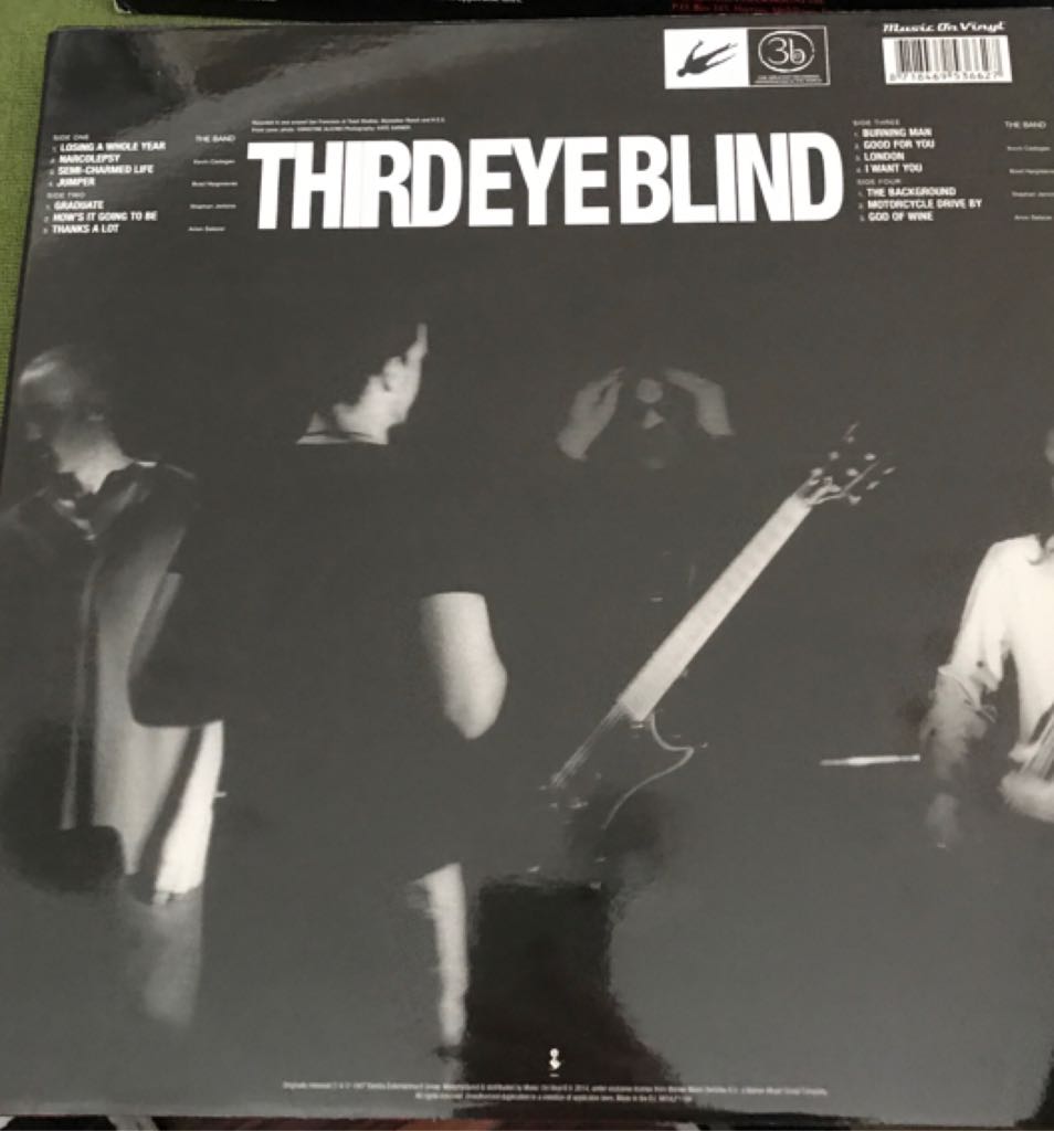 Third Eye Blind - Third Eye Blind (12”) music collectible [Barcode 8718469536627] - Main Image 2