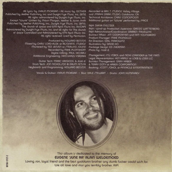 Finding Beauty In Negative Spaces - Seether (CD - 47) music collectible [Barcode 601501312724] - Main Image 3