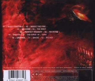 Indestructible - Disturbed (CD - 4916) music collectible [Barcode 093624988793] - Main Image 2