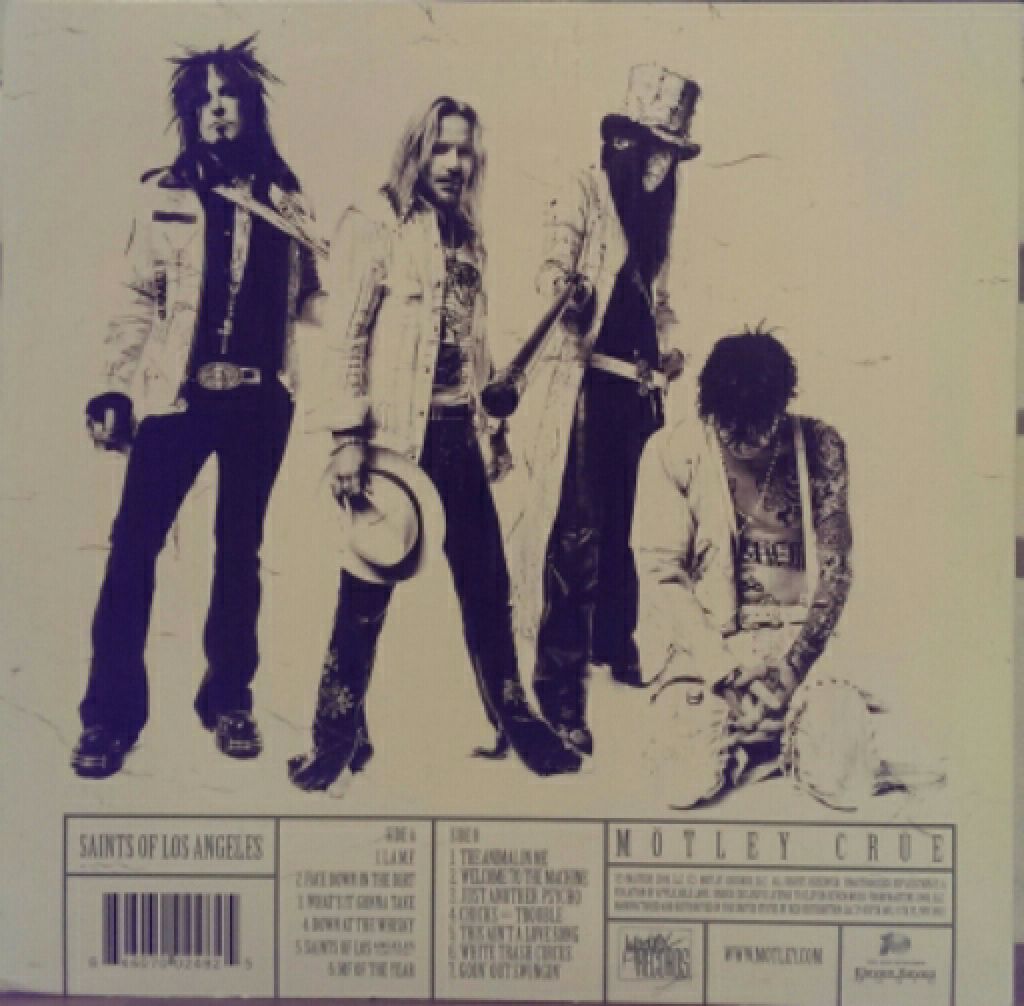 Saints Of Los Angeles - Mötley Crüe ‎ (12” - 44) music collectible - Main Image 2