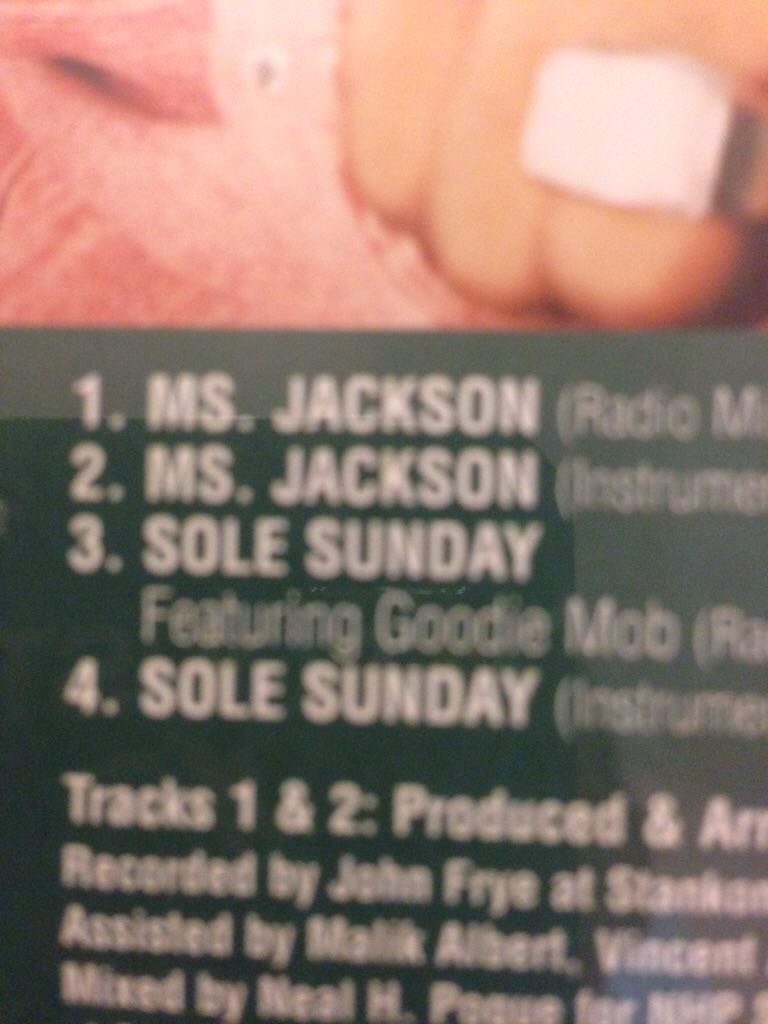 Ms. Jackson - Outkast (CD) music collectible [Barcode 730082452526] - Main Image 2