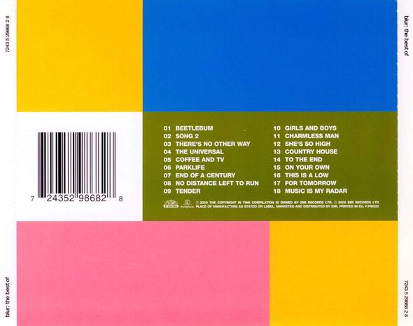 The Best Of - Blur (CD) music collectible - Main Image 2