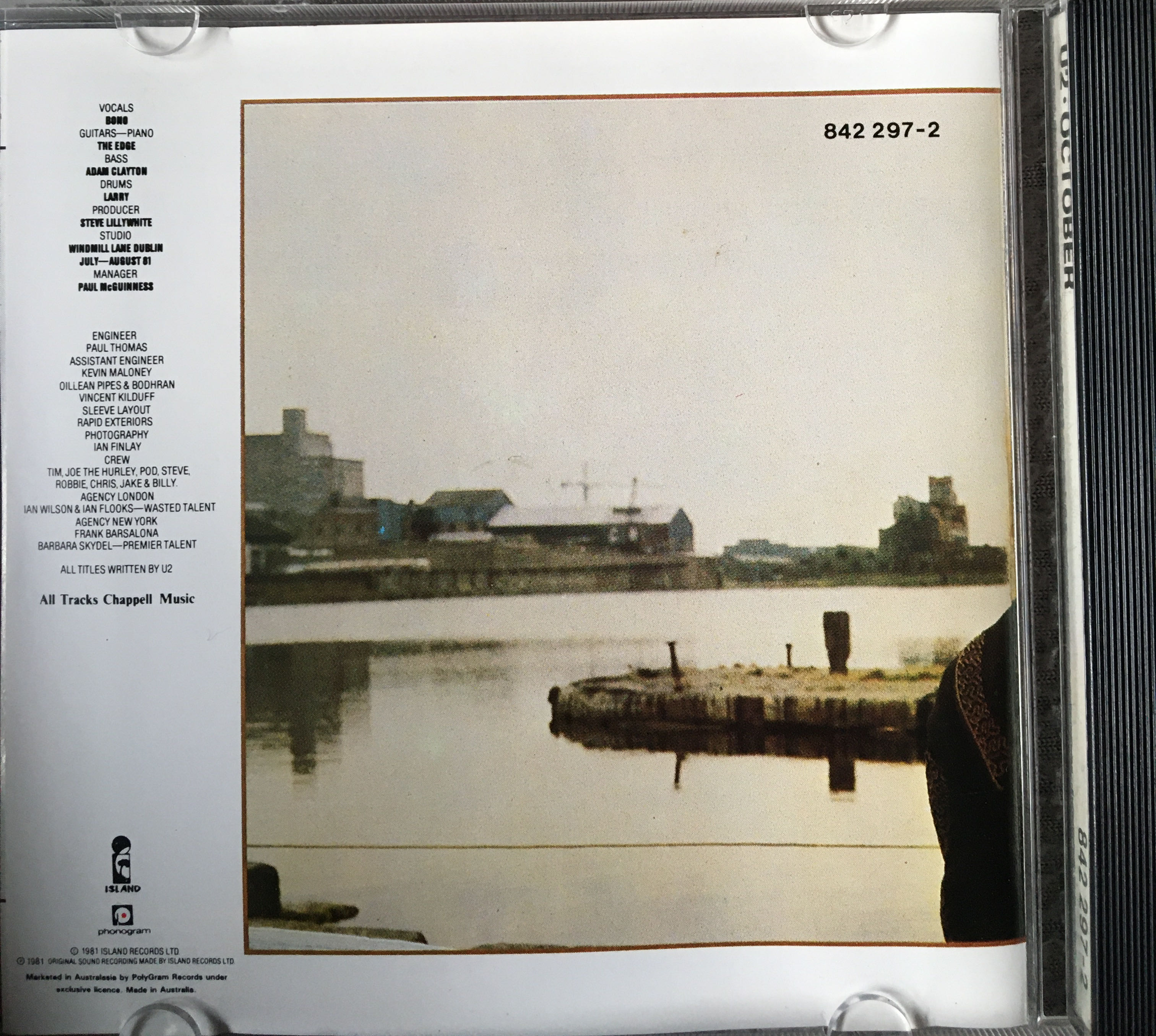 October - U2 (CD) music collectible [Barcode 9399084229720] - Main Image 4