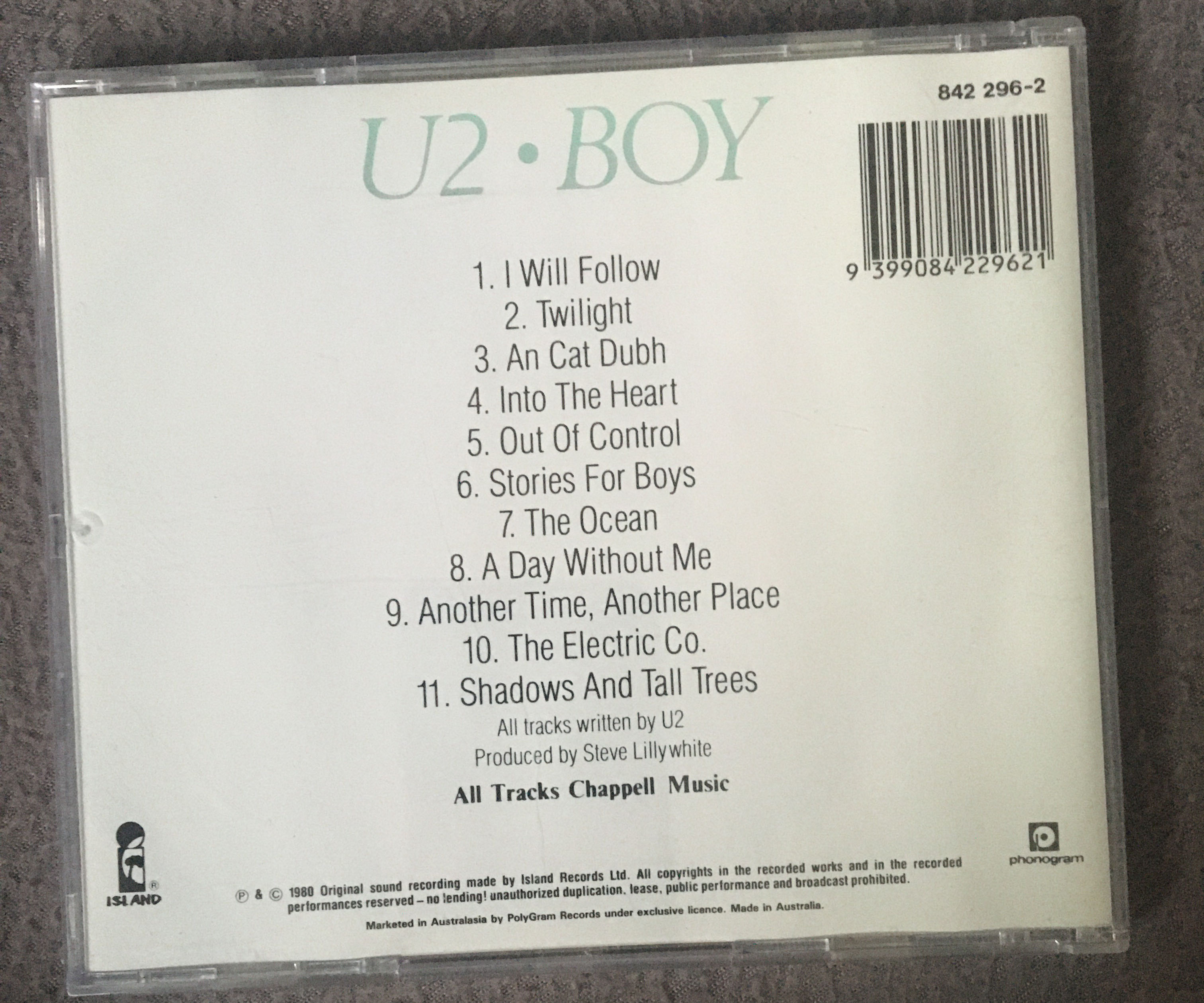 Boy - U2 (CD) music collectible [Barcode 9399084229621] - Main Image 2