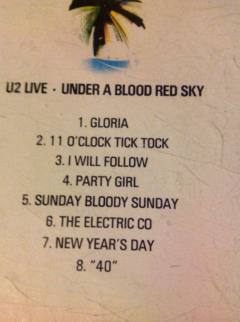 Under A Blood Red Sky - U2 music collectible - Main Image 2
