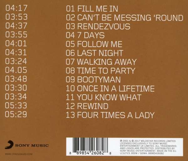 Born To Do It - David, Craig (CD) music collectible - Main Image 2
