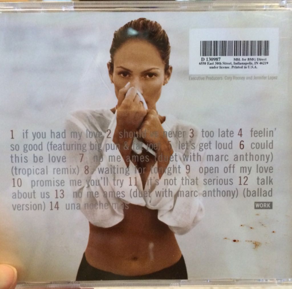 On The 6 - Jennifer Lopez (CD) music collectible - Main Image 2