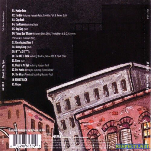 Blood In My Eye - Ja Rule (12”) music collectible [Barcode 602498613290] - Main Image 2