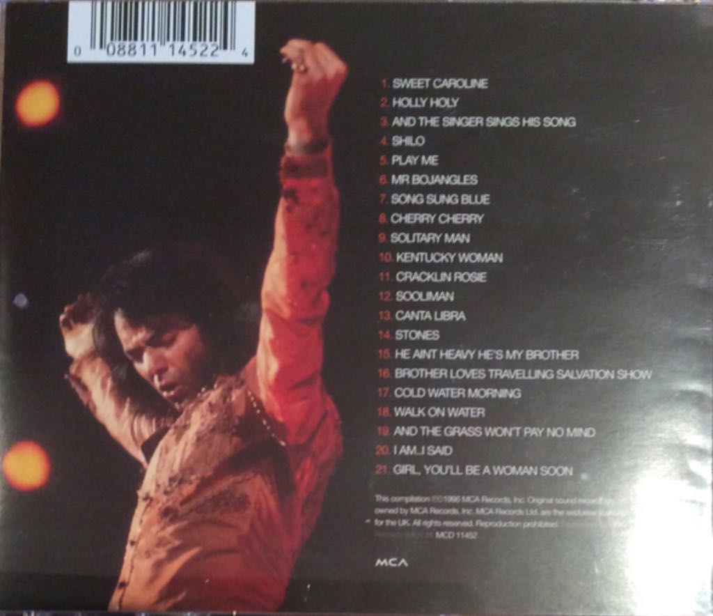 The Best Of Neil Diamond - Neil Diamond (CD - 79) music collectible [Barcode 008811145224] - Main Image 2