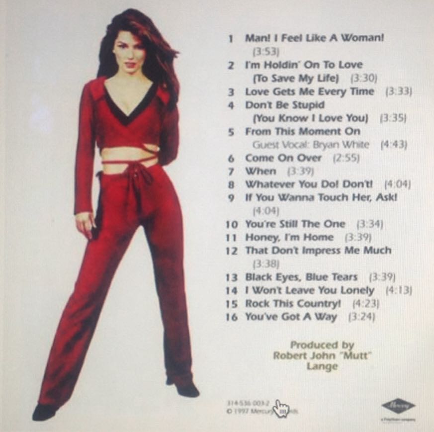 Come On Over - Shania Twain (Cassette - 36:19) music collectible - Main Image 2