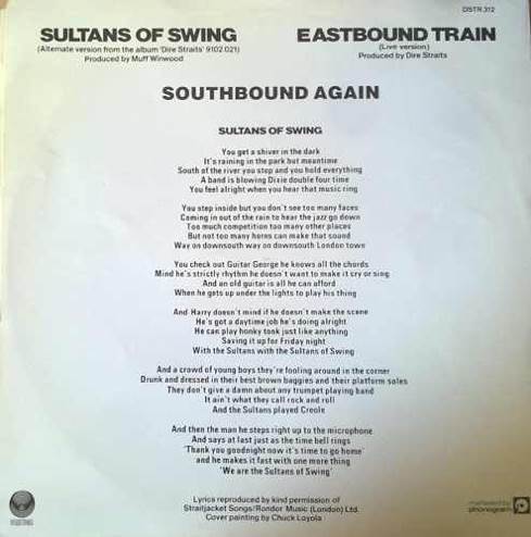 Sultans Of Swing - Dire Straits (12”) music collectible - Main Image 2