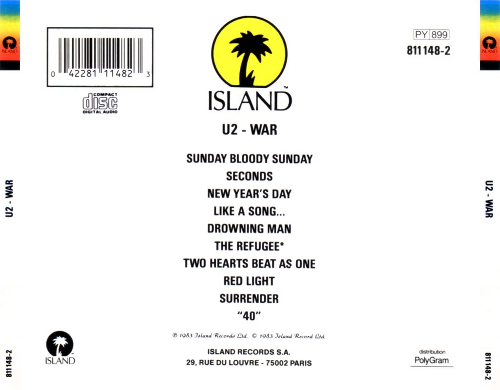 War - U2 music collectible - Main Image 2