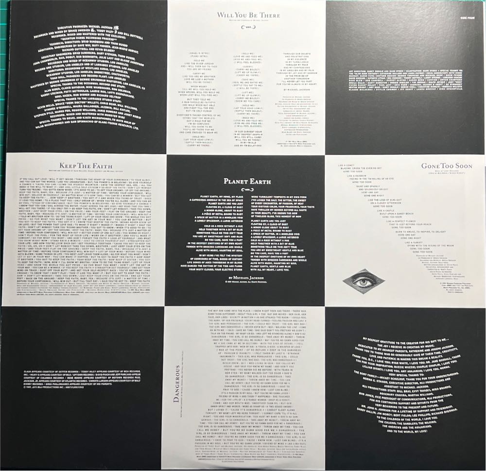 Dangerous - Micheal Jackson (12” - 77) music collectible [Barcode 888751209312] - Main Image 3