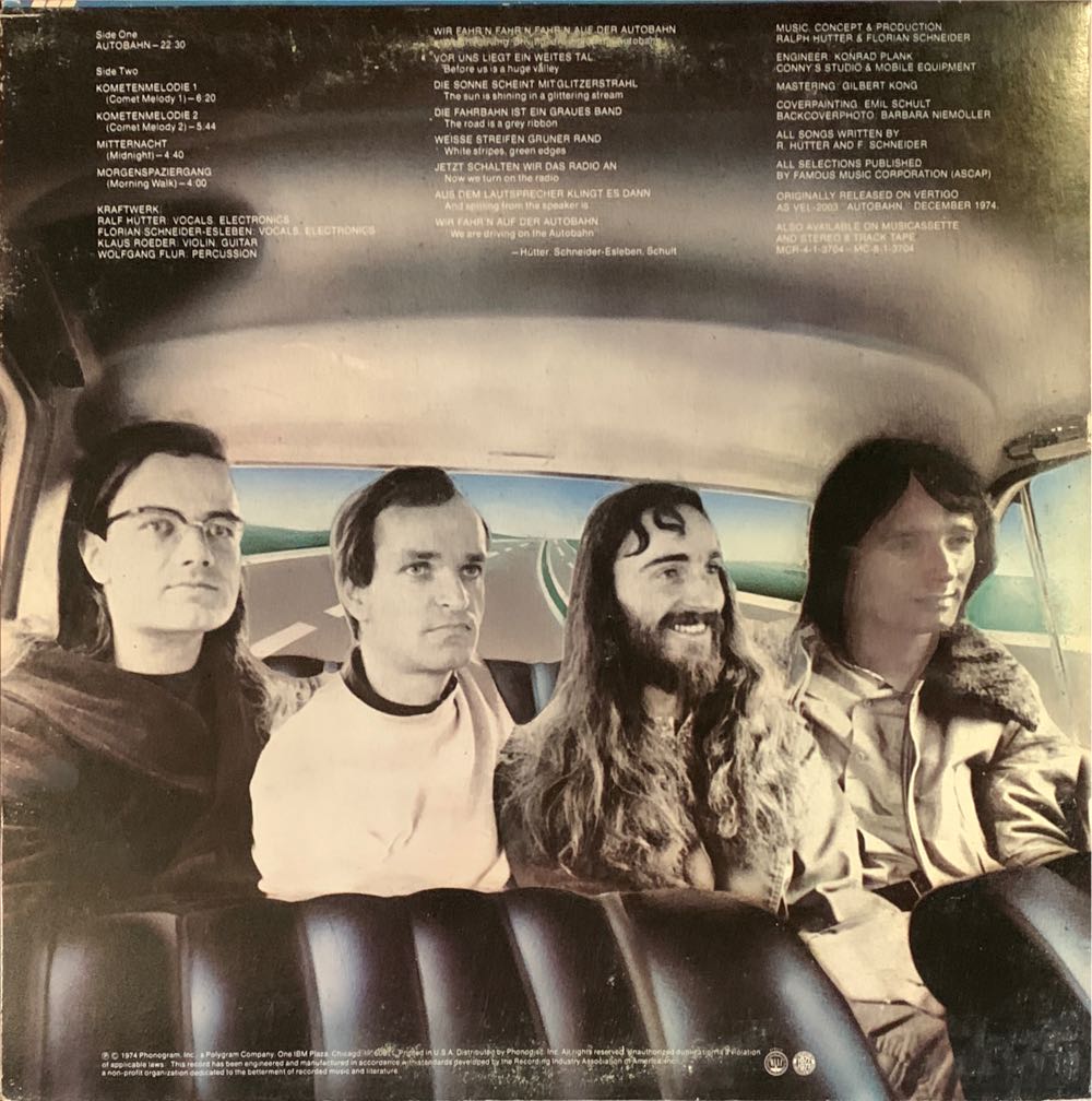 Autobahn - Kraftwerk (12” - 42) music collectible - Main Image 3