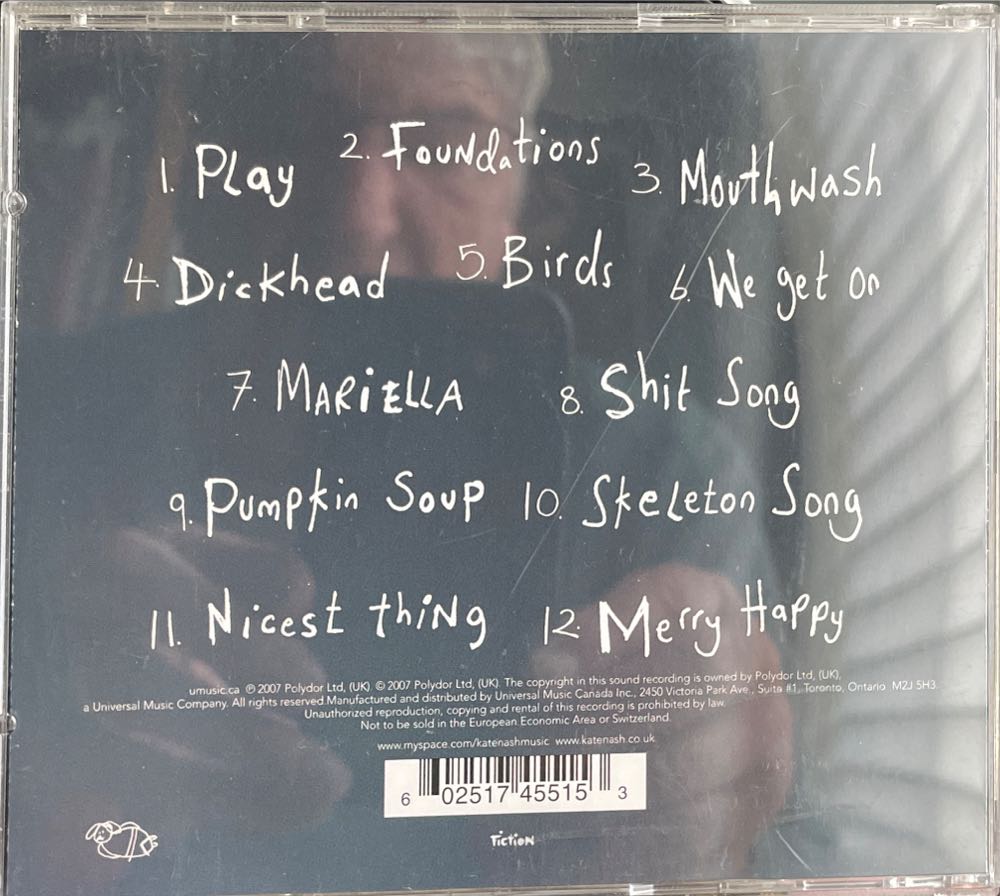 Made Of Bricks - Kate Nash (CD - 56) music collectible [Barcode 602517455153] - Main Image 2