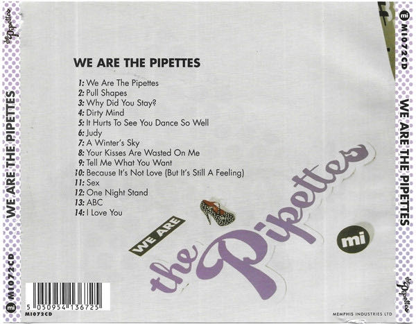 We Are The Pipettes - Pipettes, The (CD) music collectible [Barcode 5050954136725] - Main Image 2