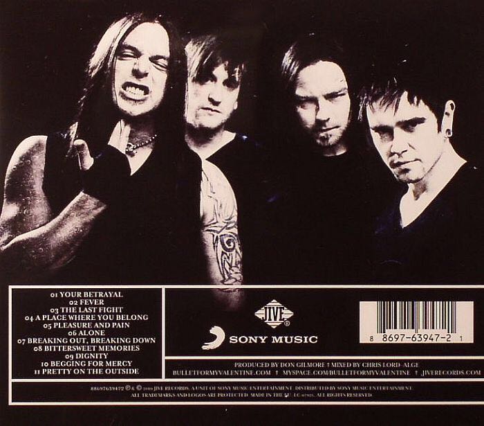 Fever - Bullet For My Valentine (CD) music collectible [Barcode 886976936624] - Main Image 2