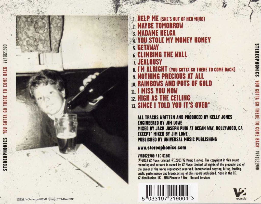 You gotta go there to come back - Stereophonics (CD - 59) music collectible [Barcode 5033197219028] - Main Image 2
