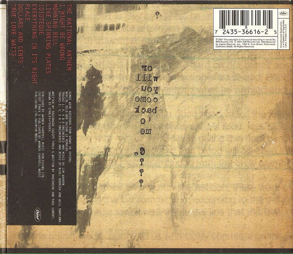 Live recordings - Radiohead (CD - 38) music collectible [Barcode 724353661625] - Main Image 3